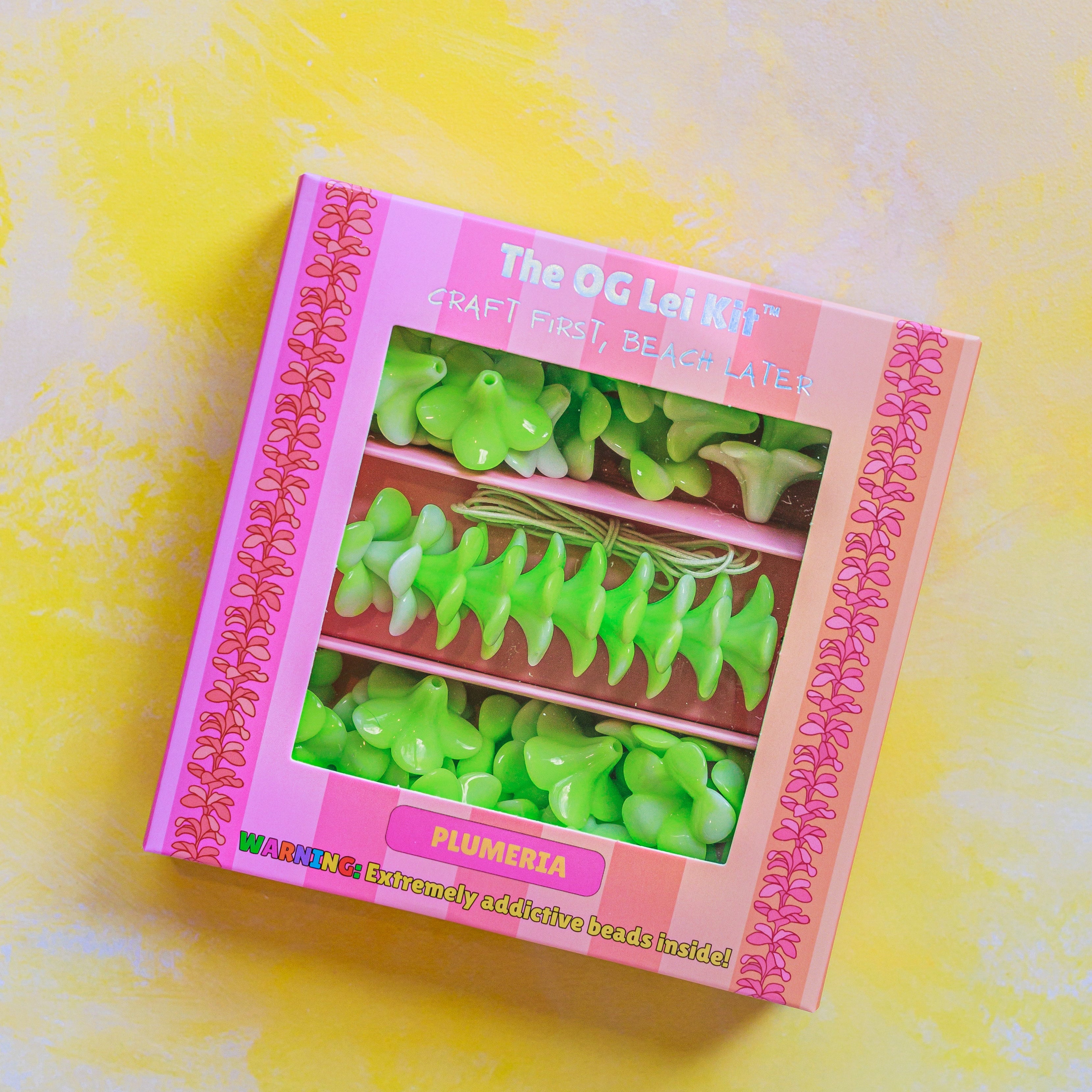 The OG Lei Kit™ - Plumeria Tie Dye Green