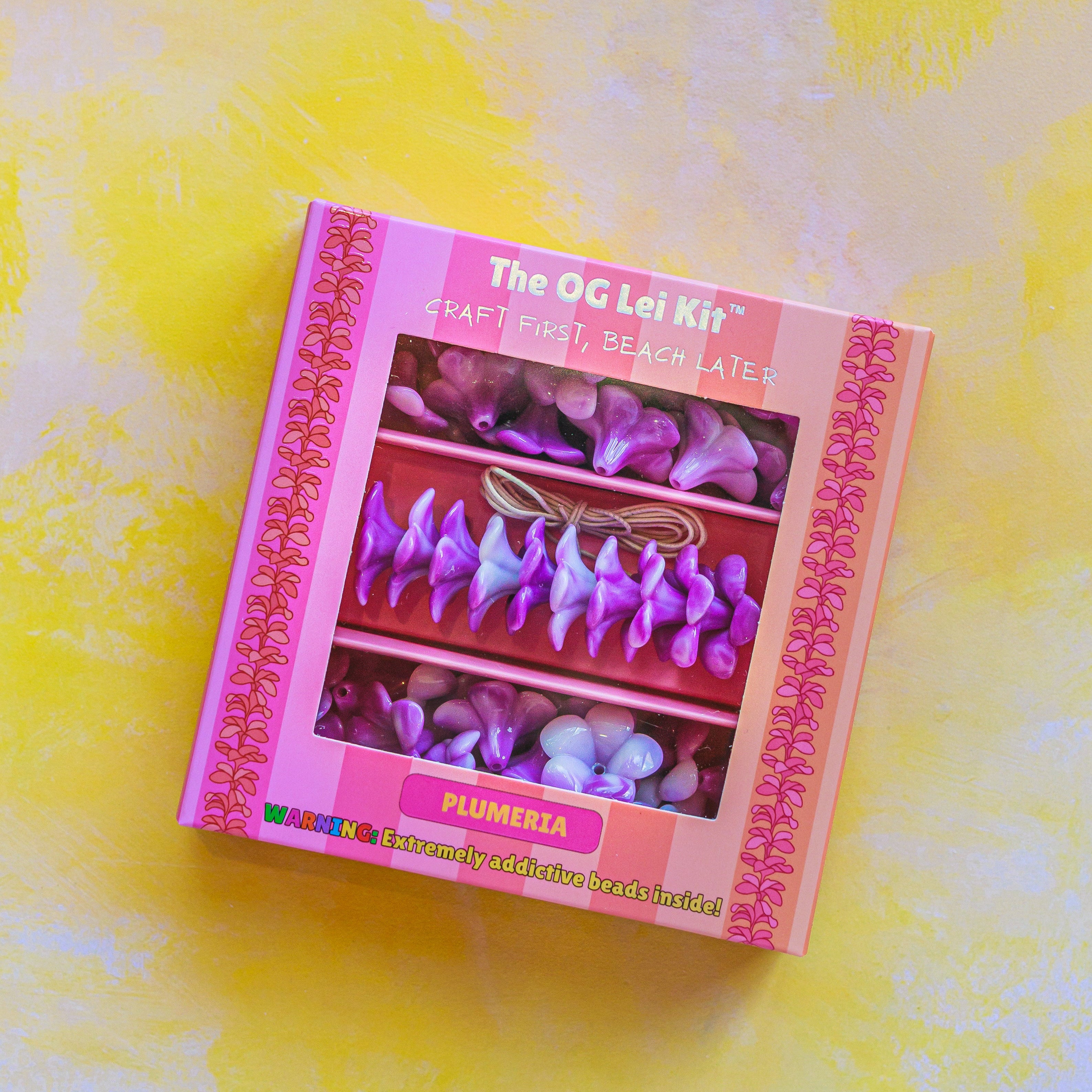 The OG Lei Kit™ - Plumeria Tie Dye Purple