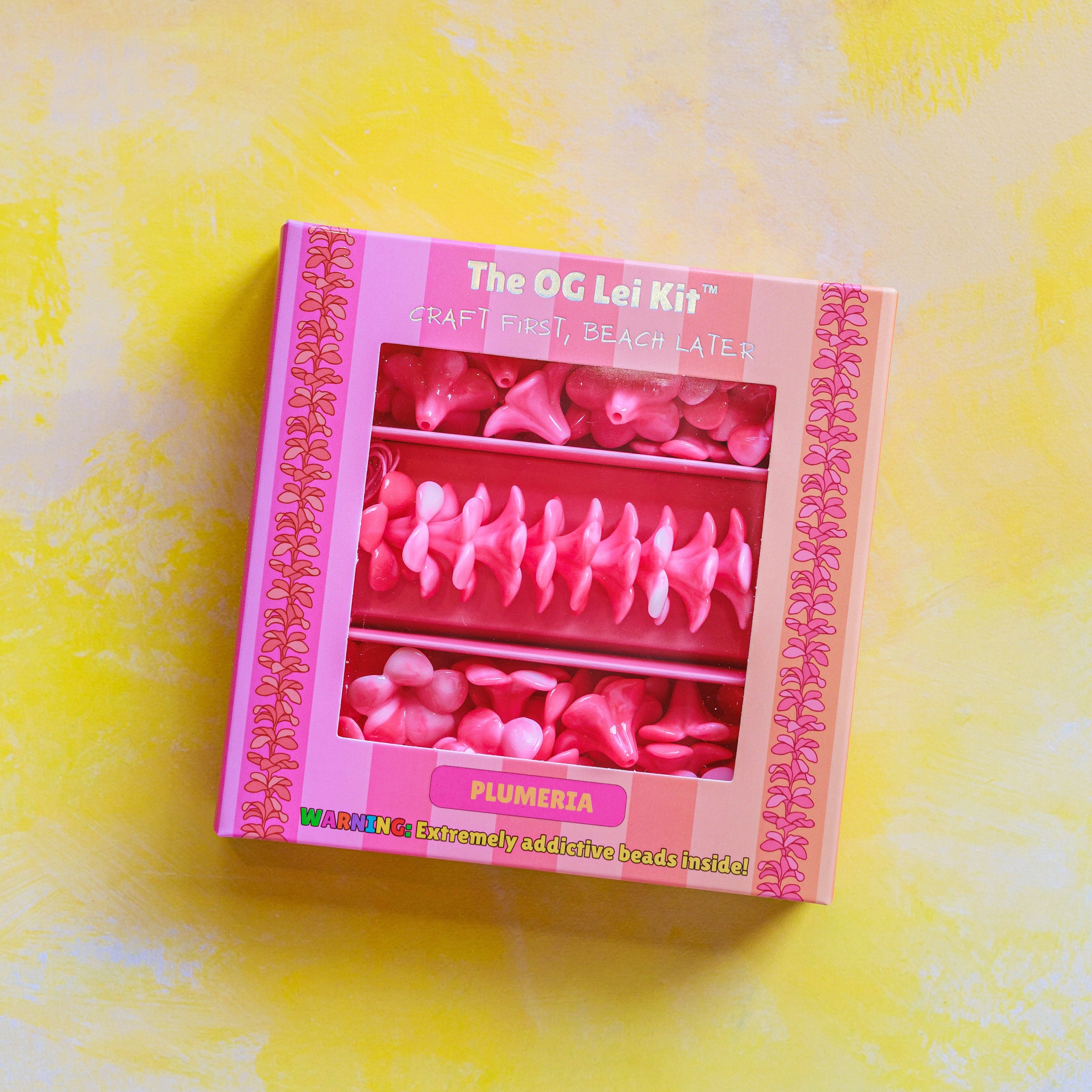 The OG Lei Kit™ - Plumeria Tie Dye Pink