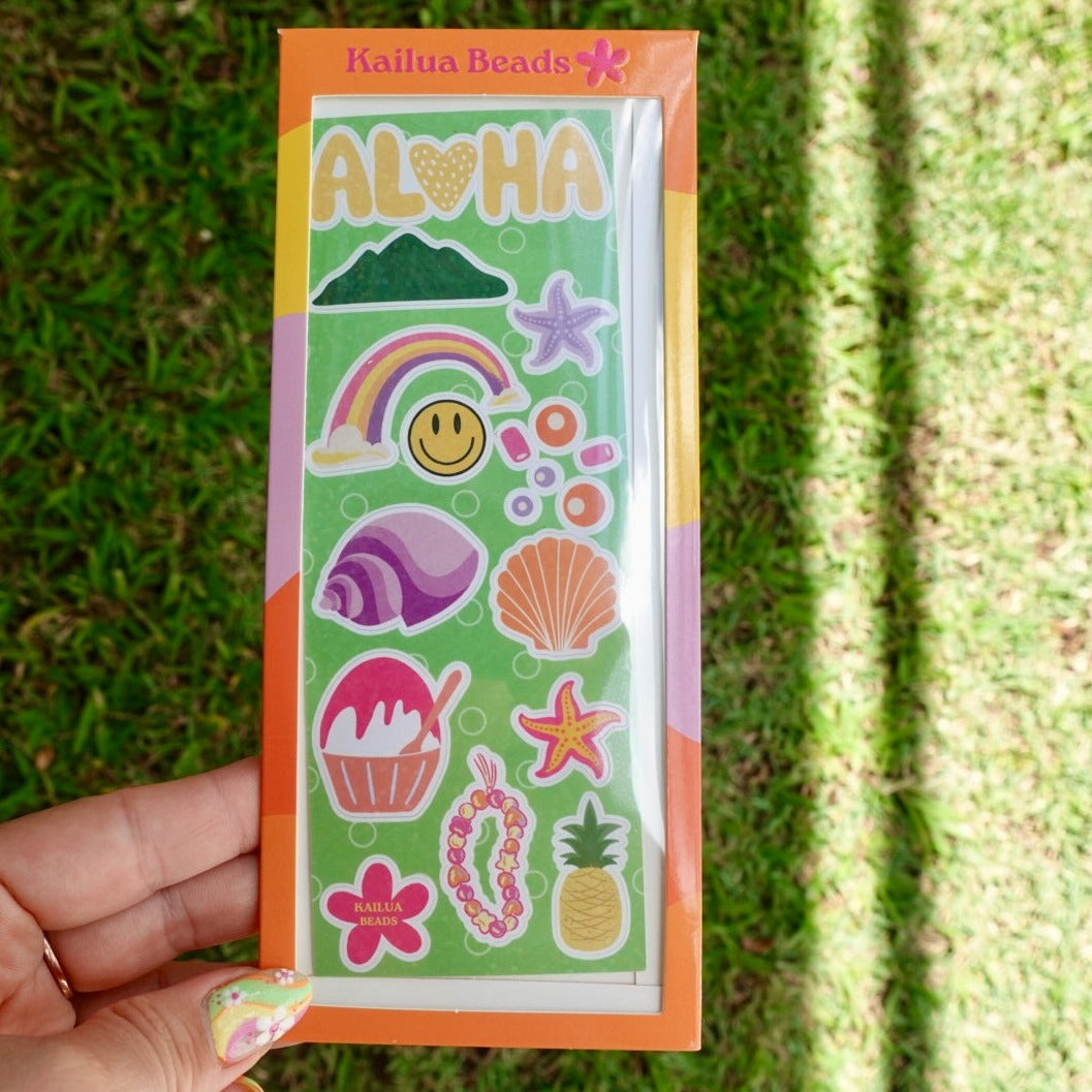 Holographic stickers.