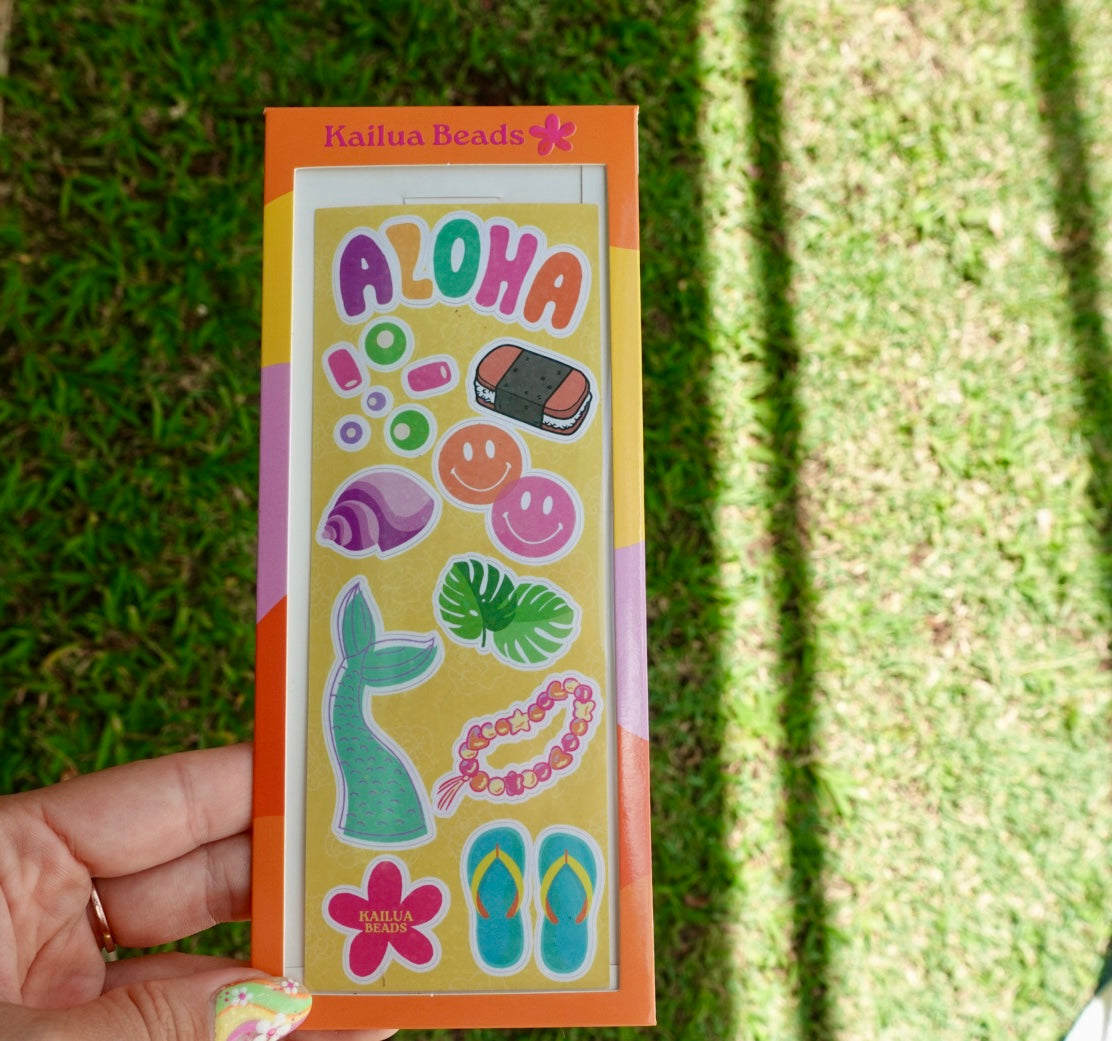 Holographic stickers.