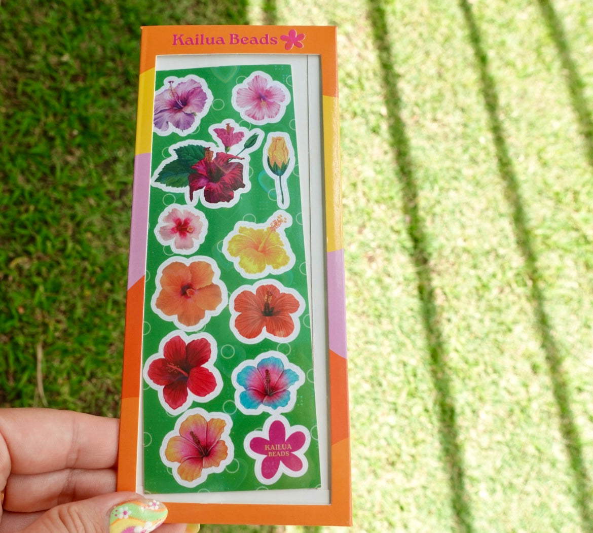 Holographic stickers.
