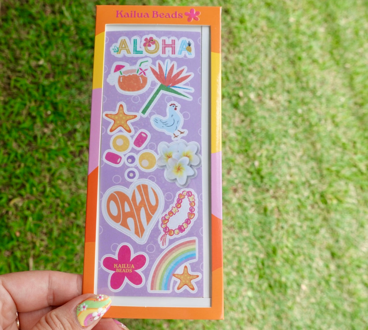 Holographic stickers.