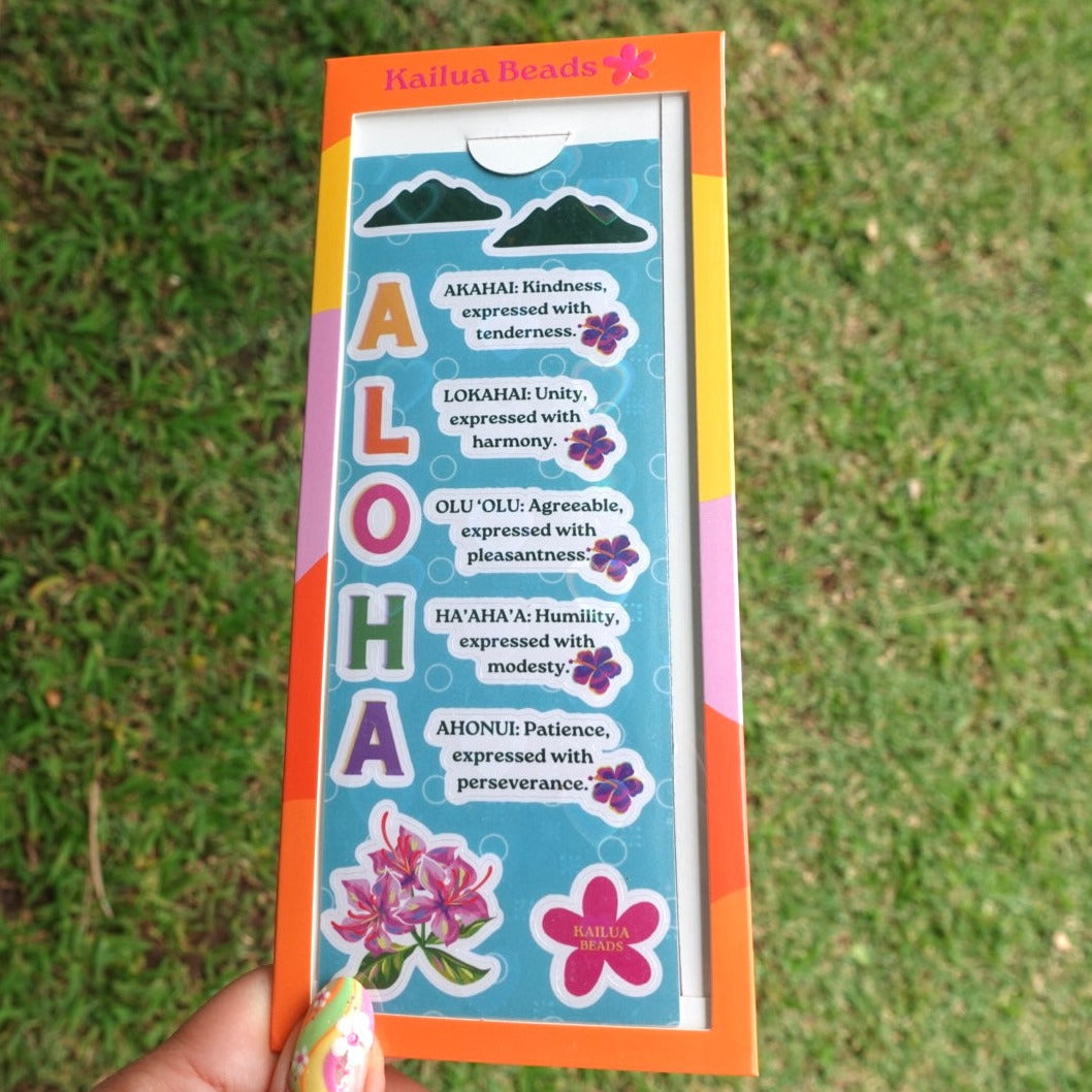 Holographic stickers.