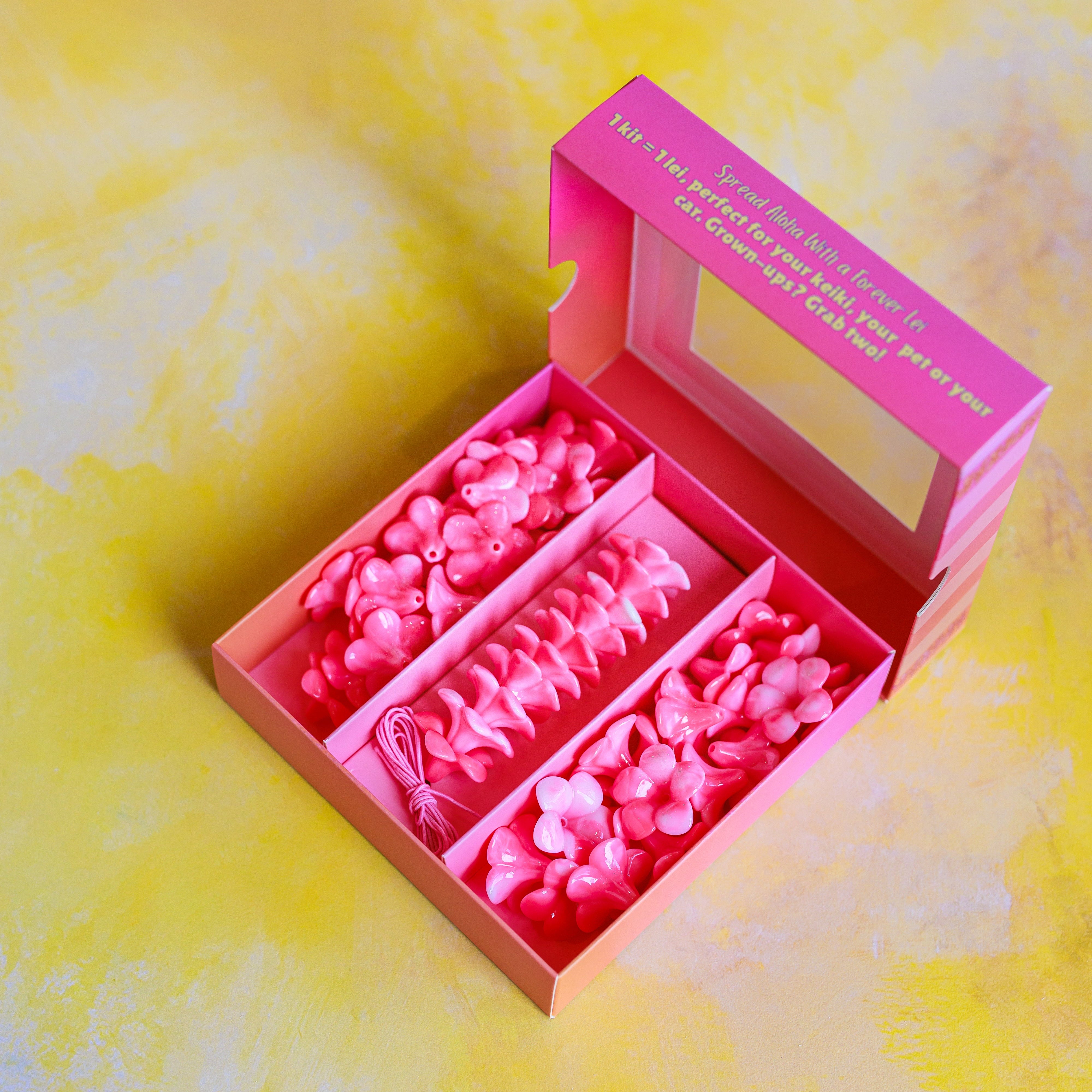 The OG Lei Kit™ - Plumeria Sunrise Pillbox