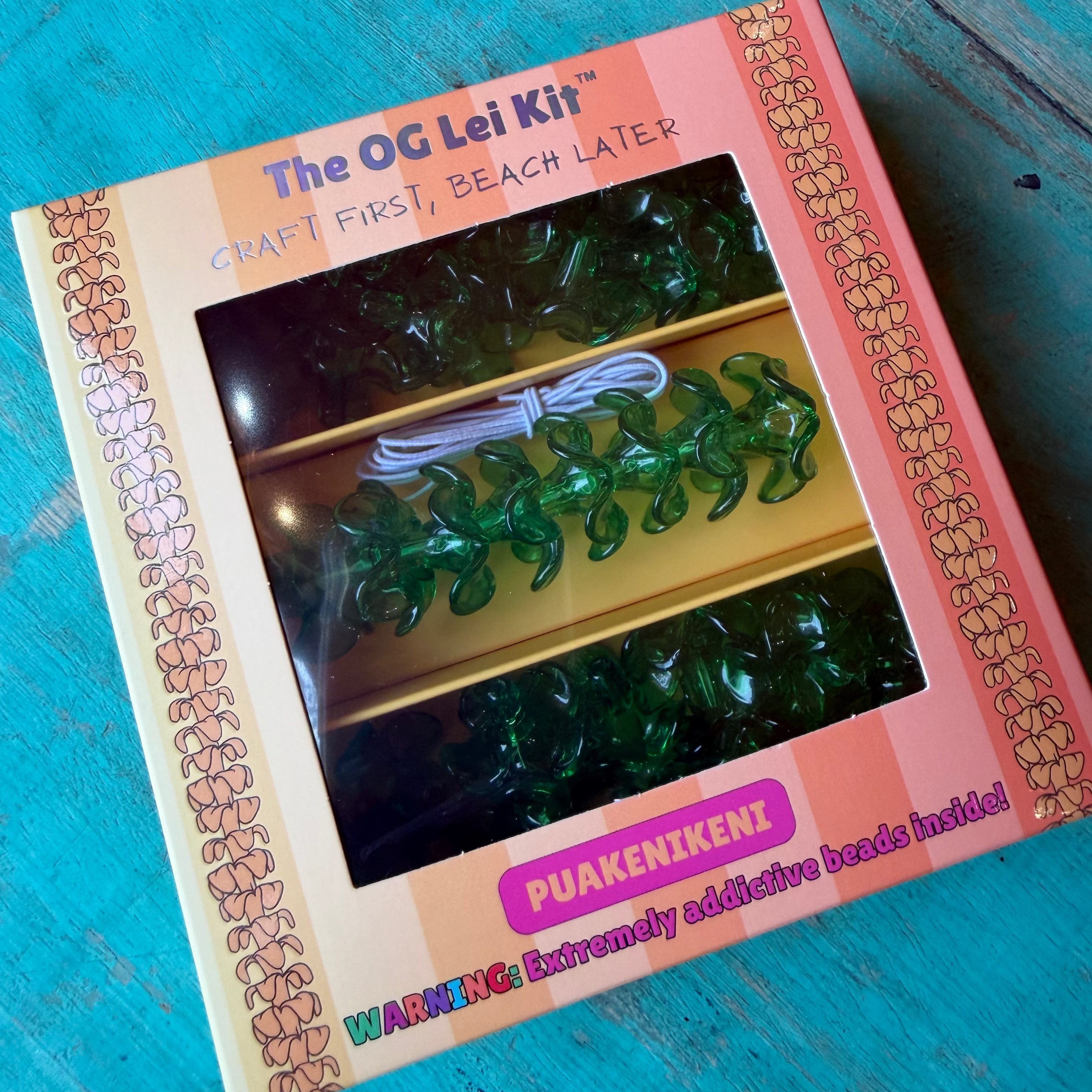The OG Lei Kit™- Puakenikeni translucent green