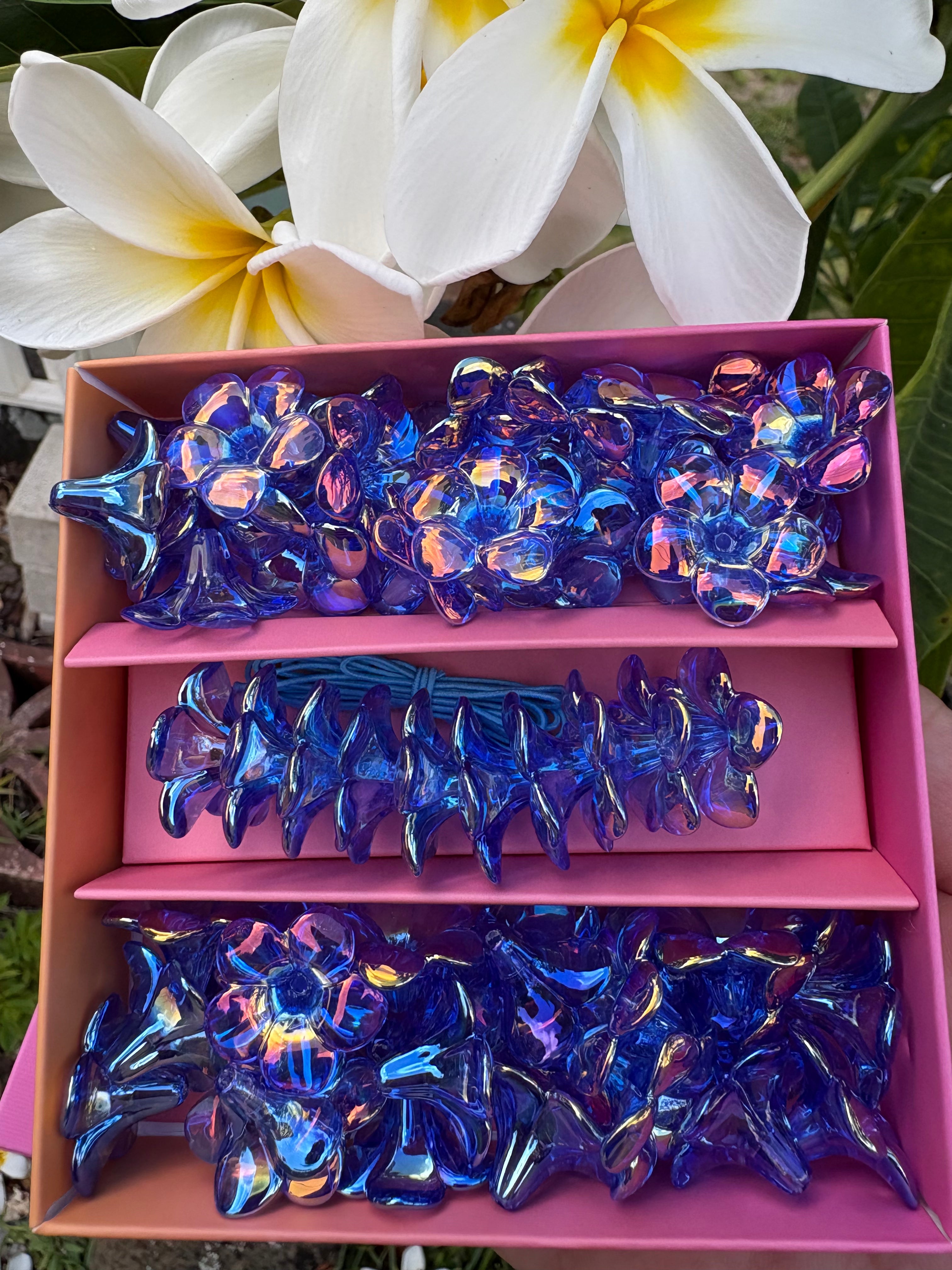 The OG Lei Kit™ - Plumeria Galaxy Blue
