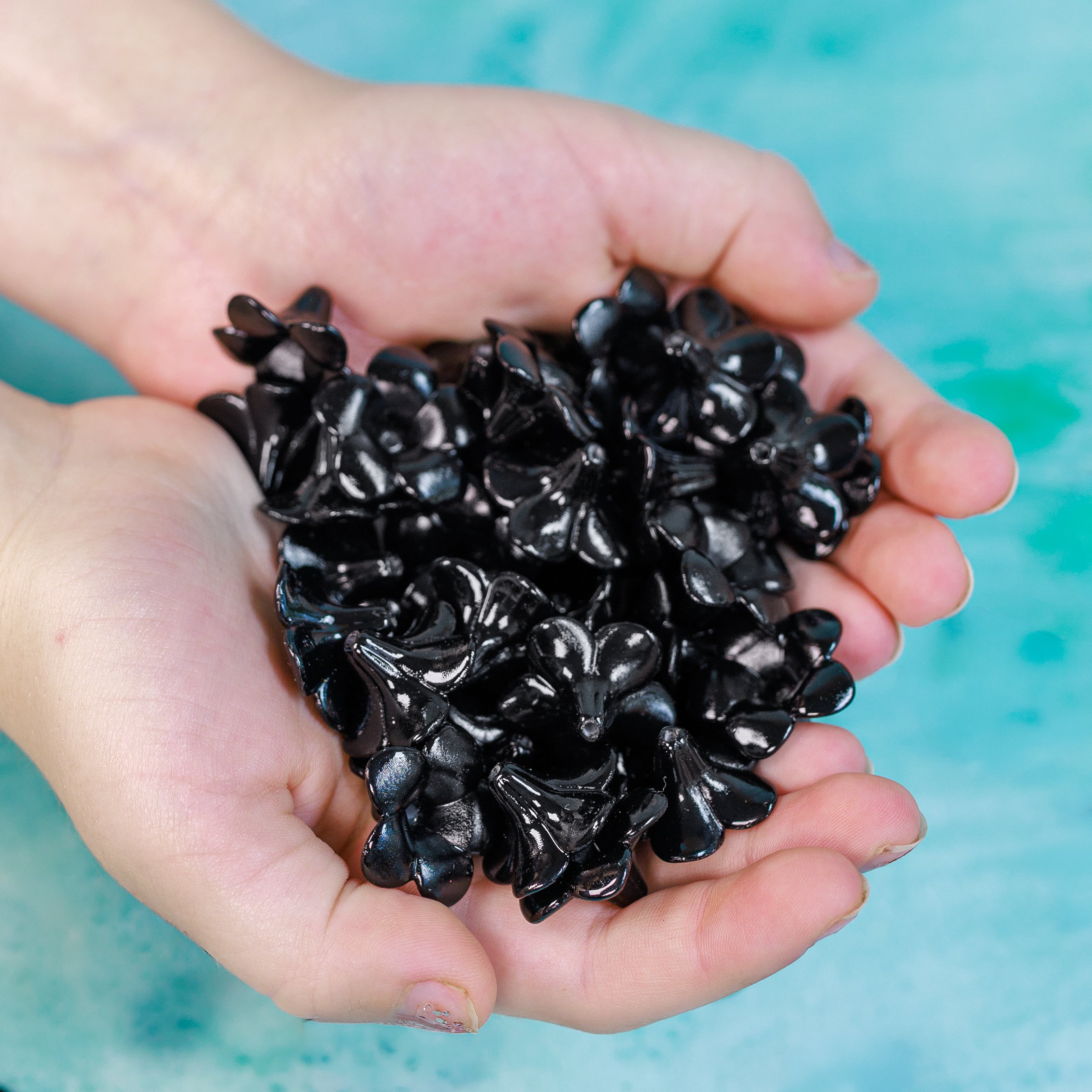 Plumeria black lacquer