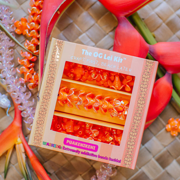 The OG Lei Kit™- Puakenikeni Orange