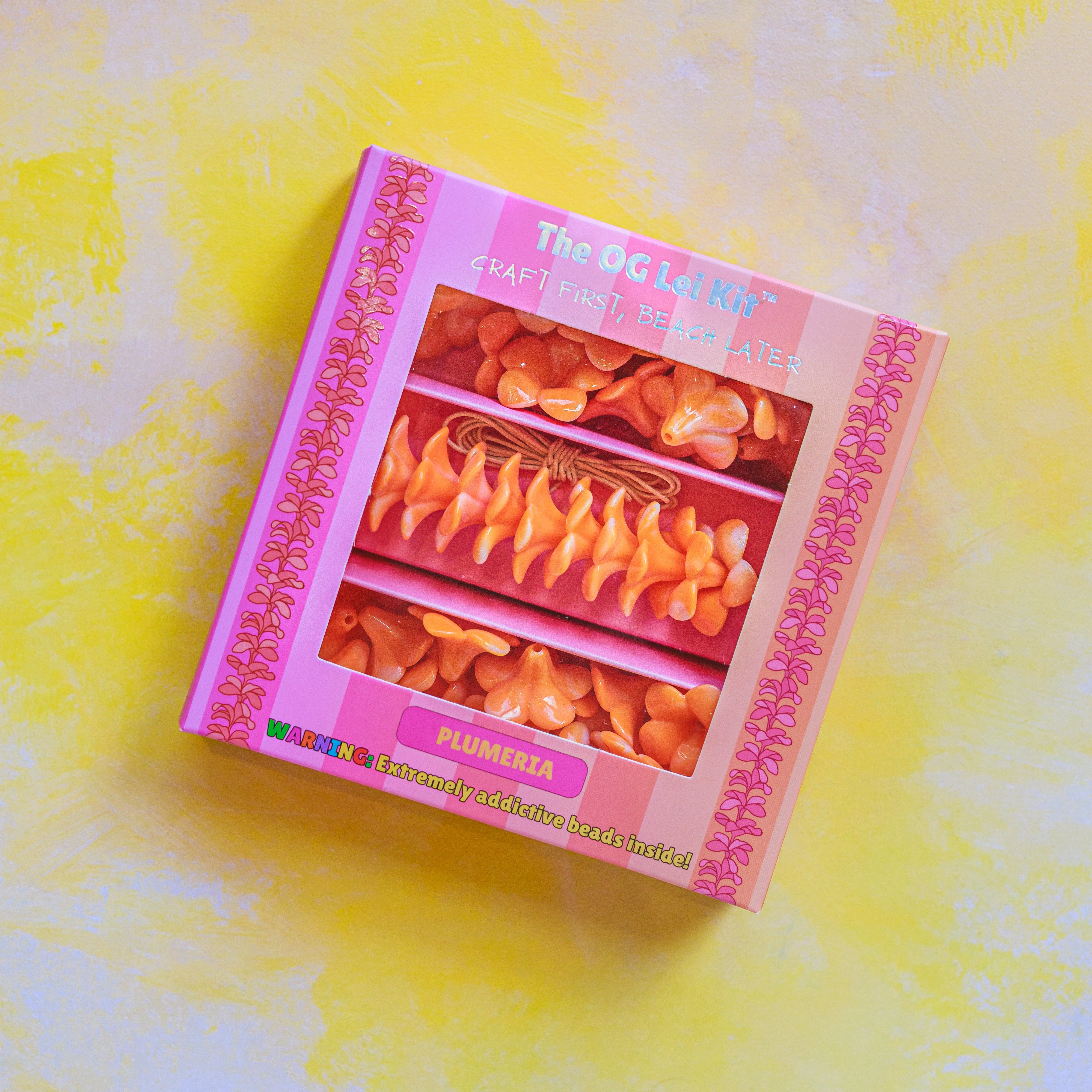 The OG Lei Kit™ - Plumeria Tie Dye Orange