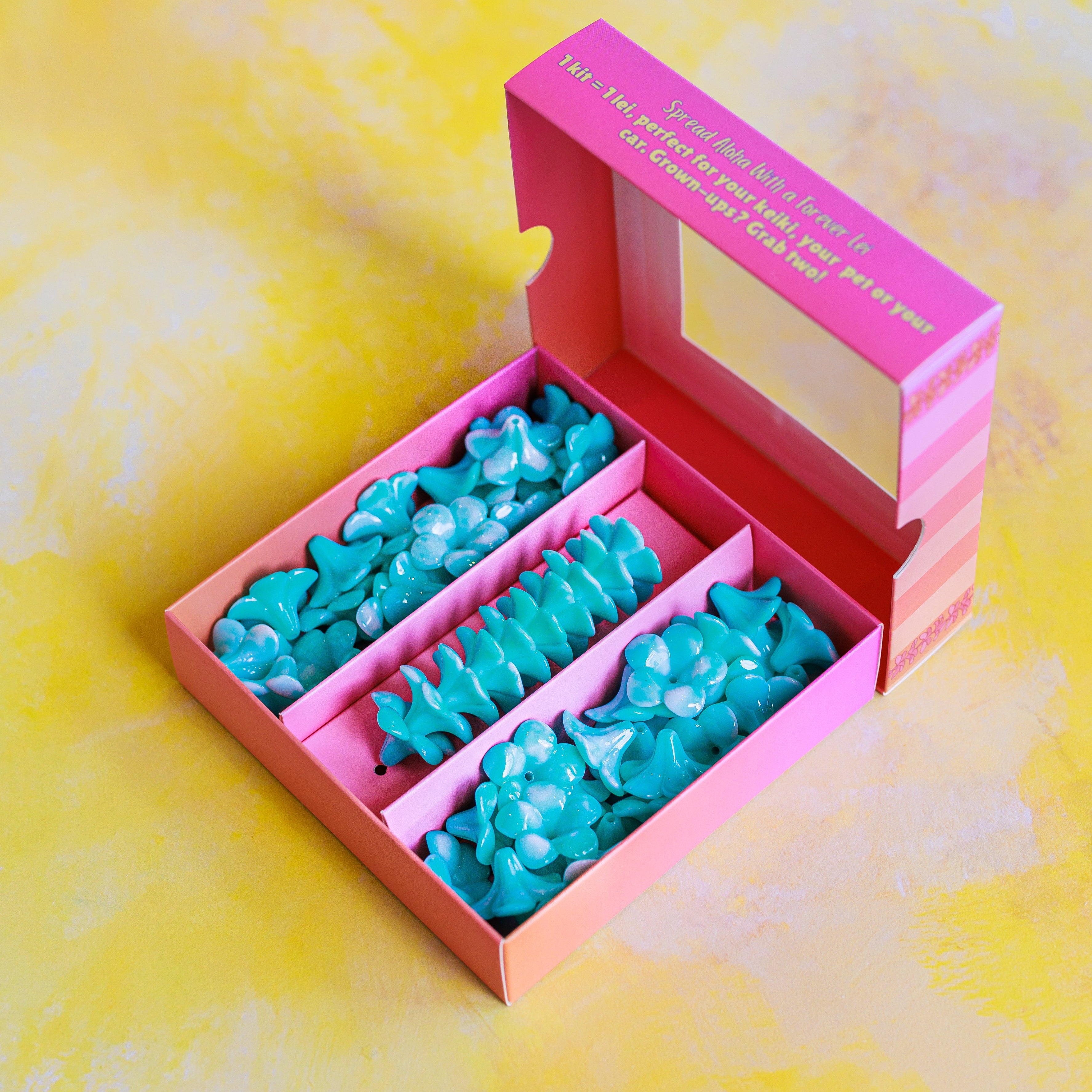 The OG Lei Kit™ - Plumeria Tie Dye Blue