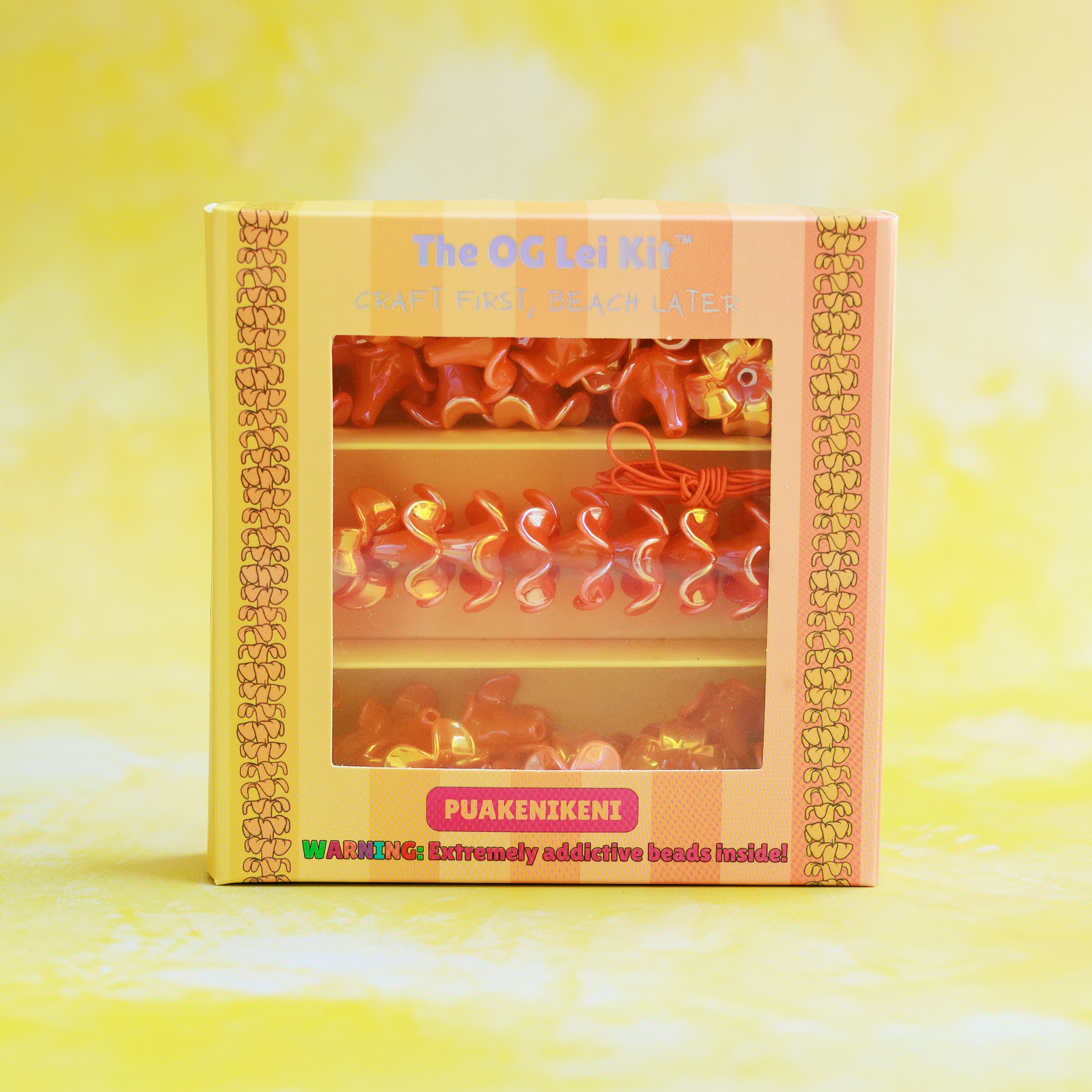 The OG Lei Kit®- Puakenikeni  Solid Orange