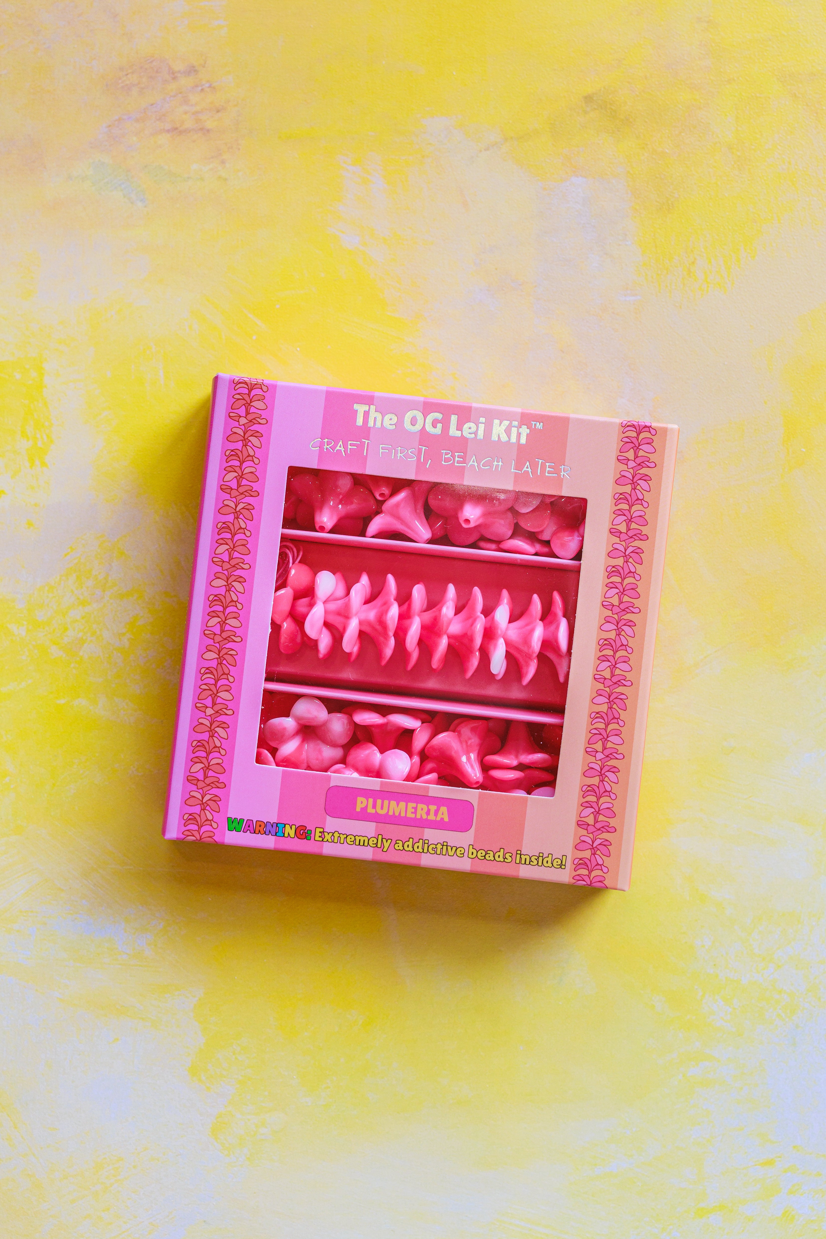 The OG Lei Kit™ - Plumeria Sunrise Pillbox