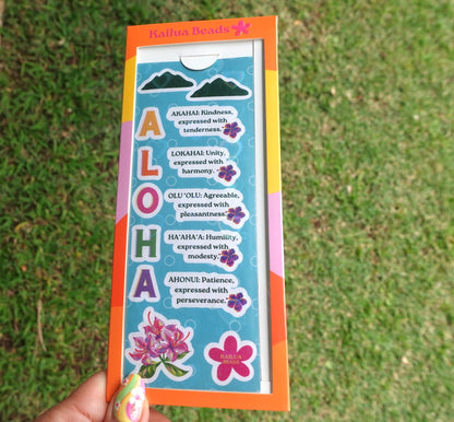 Holographic stickers.