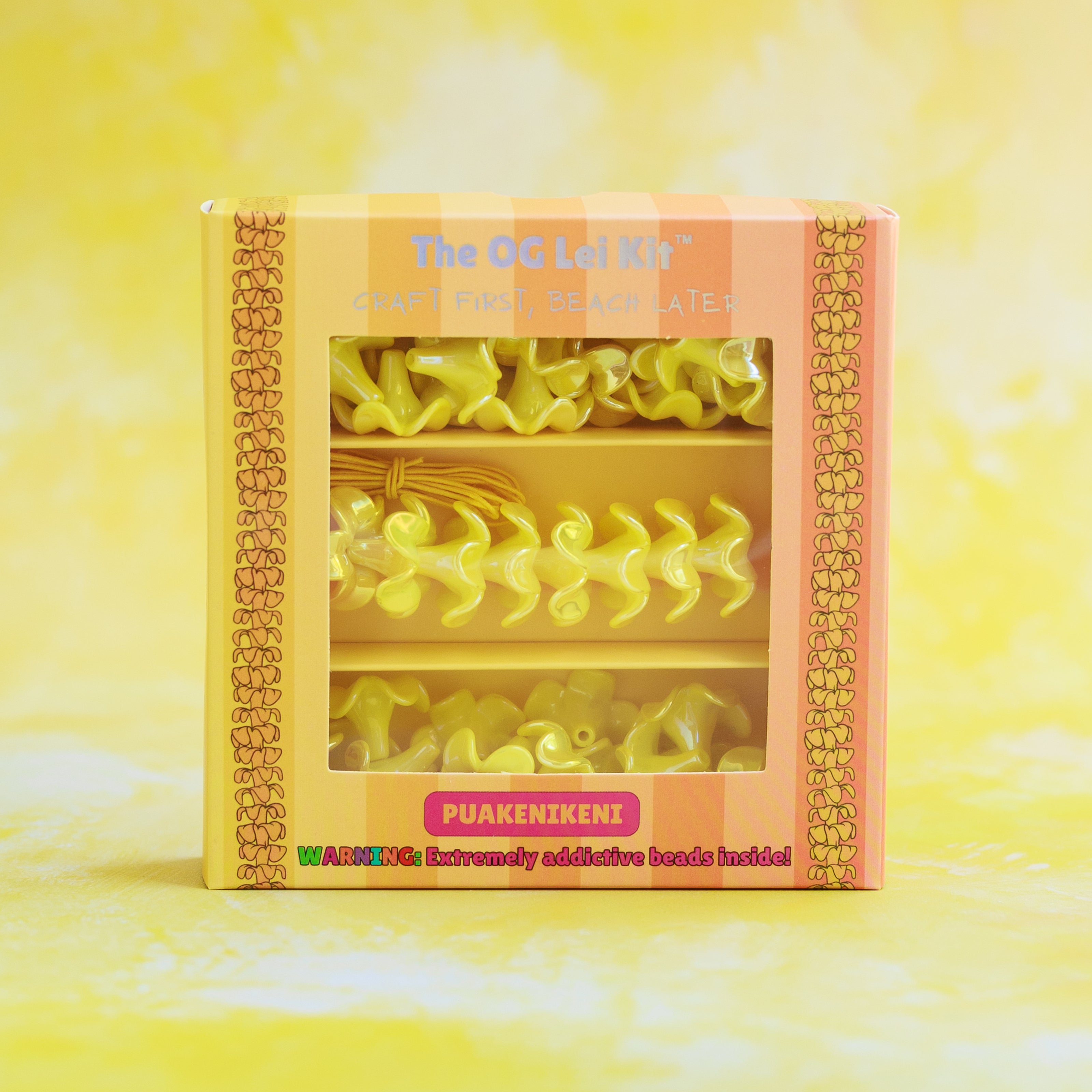 The OG Lei Kit®- Puakenikeni Bright Solid Yellow