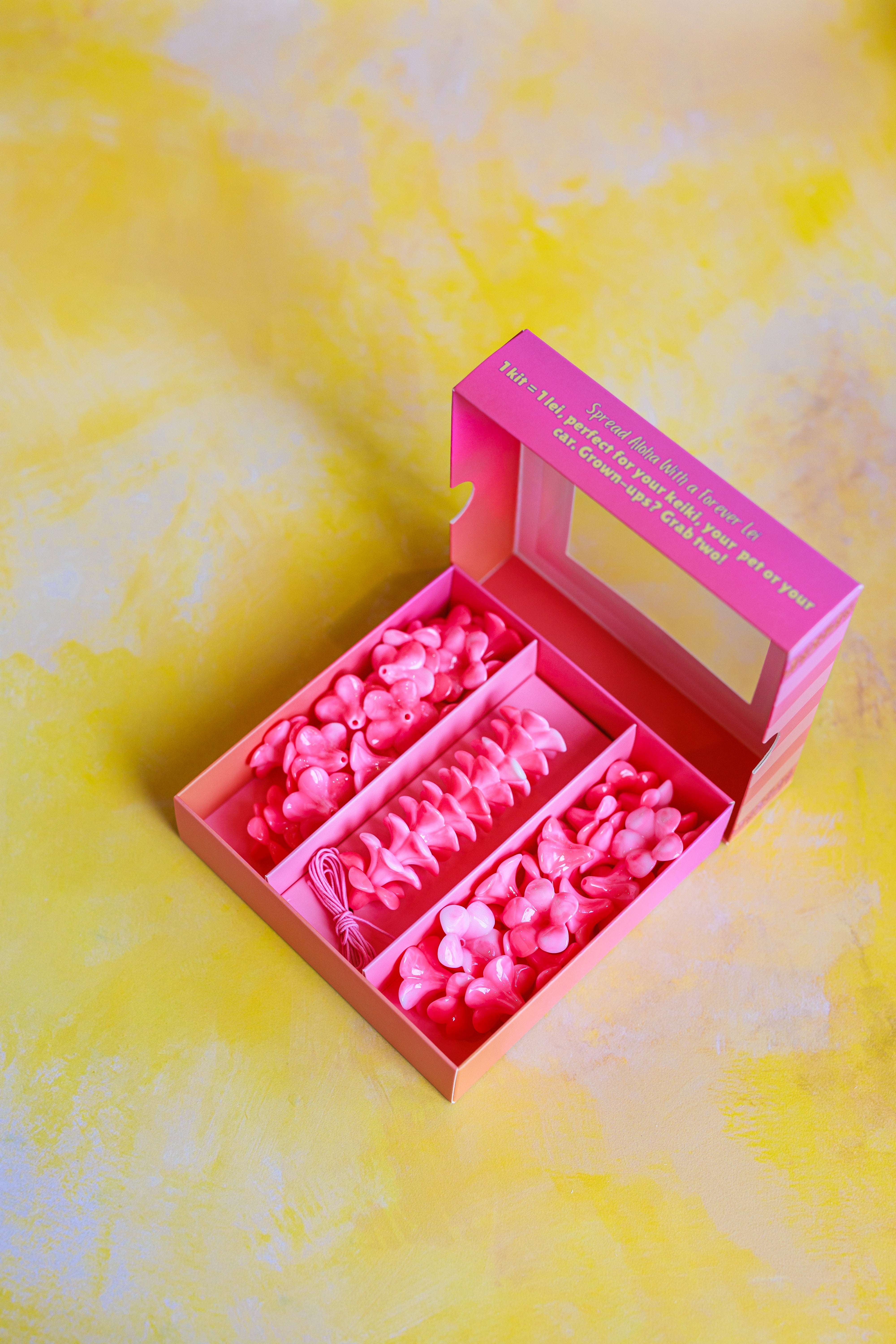 The OG Lei Kit™ - Plumeria Sunrise Pillbox
