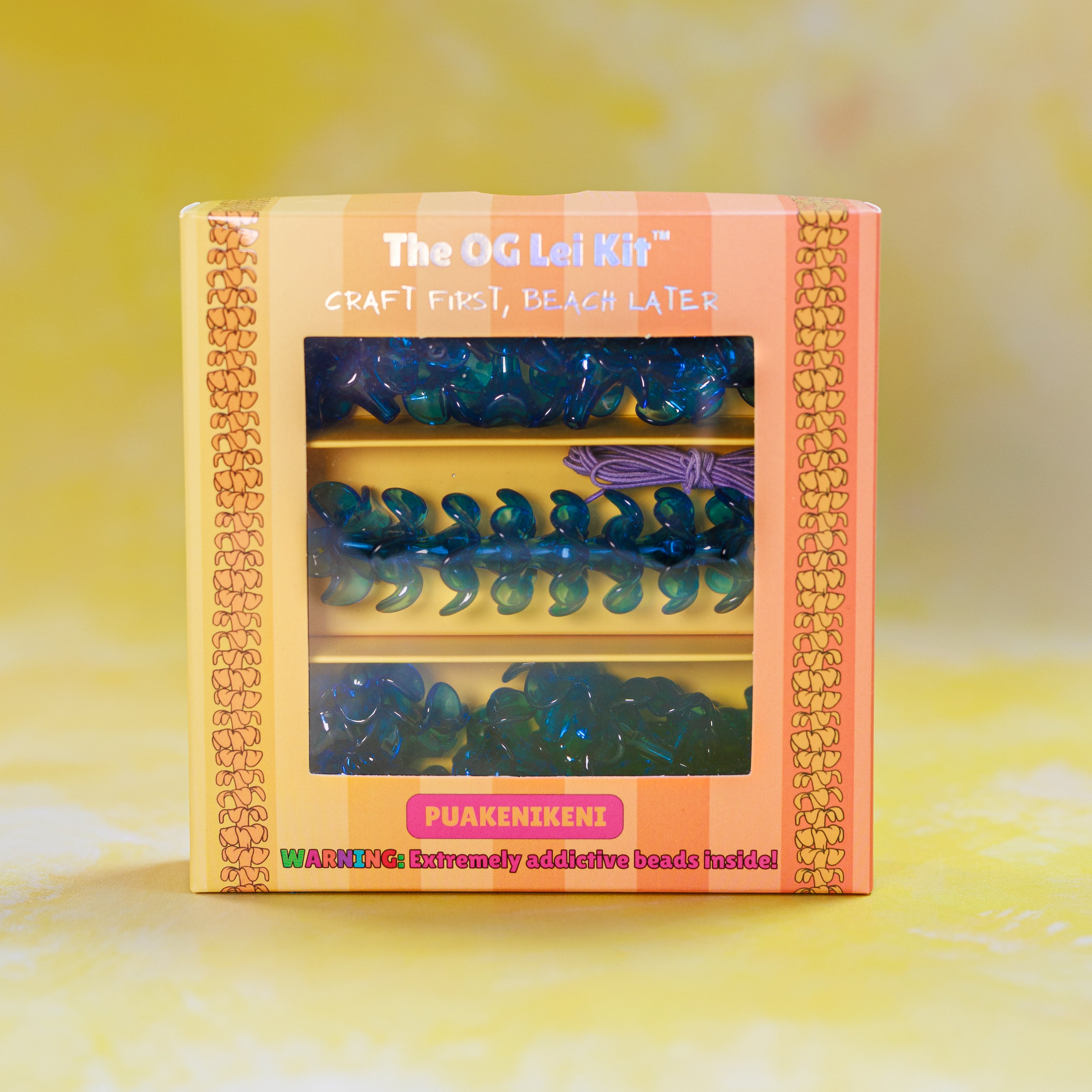 The OG Lei Kit™- Puakenikeni translucent Deep Blue