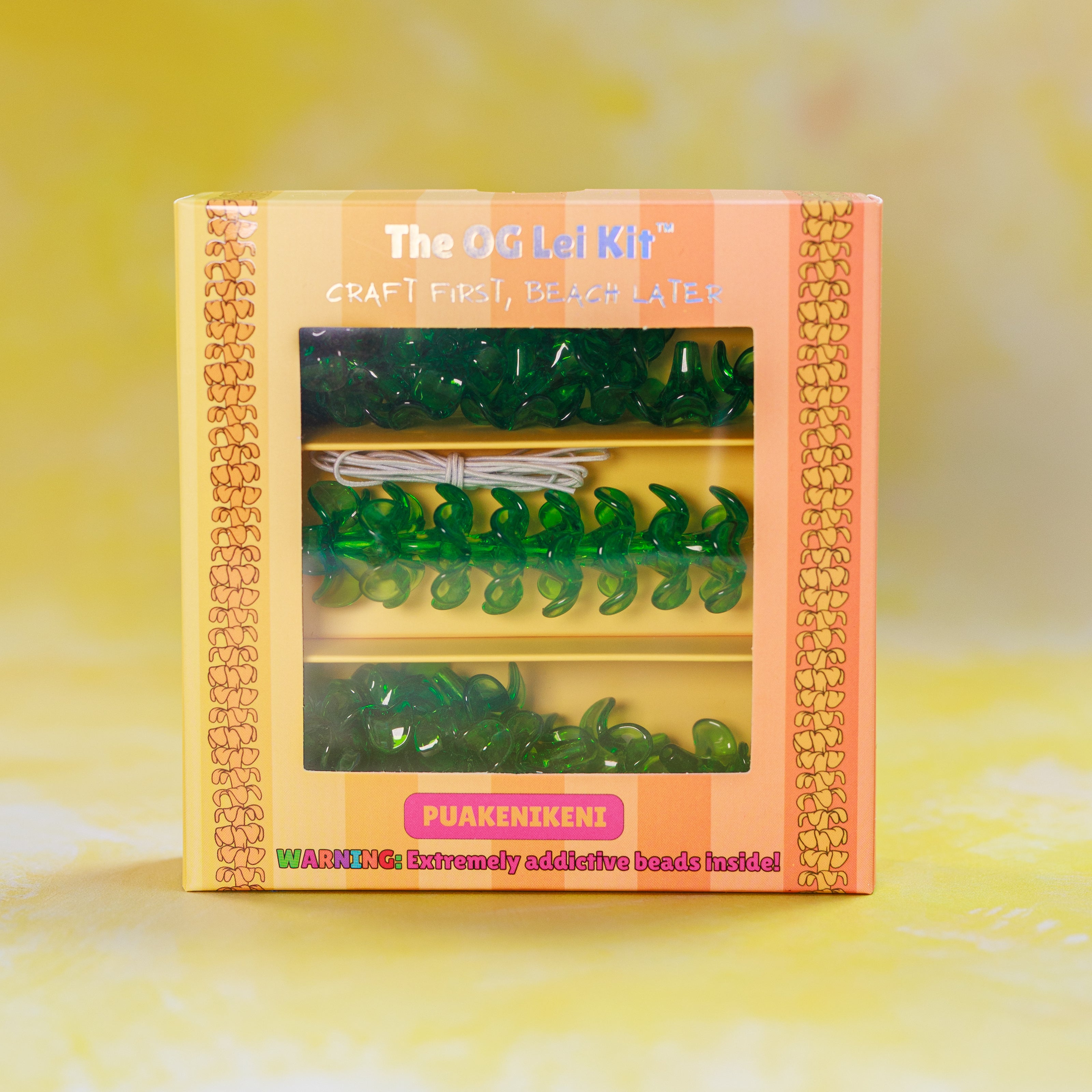 The OG Lei Kit™- Puakenikeni translucent green
