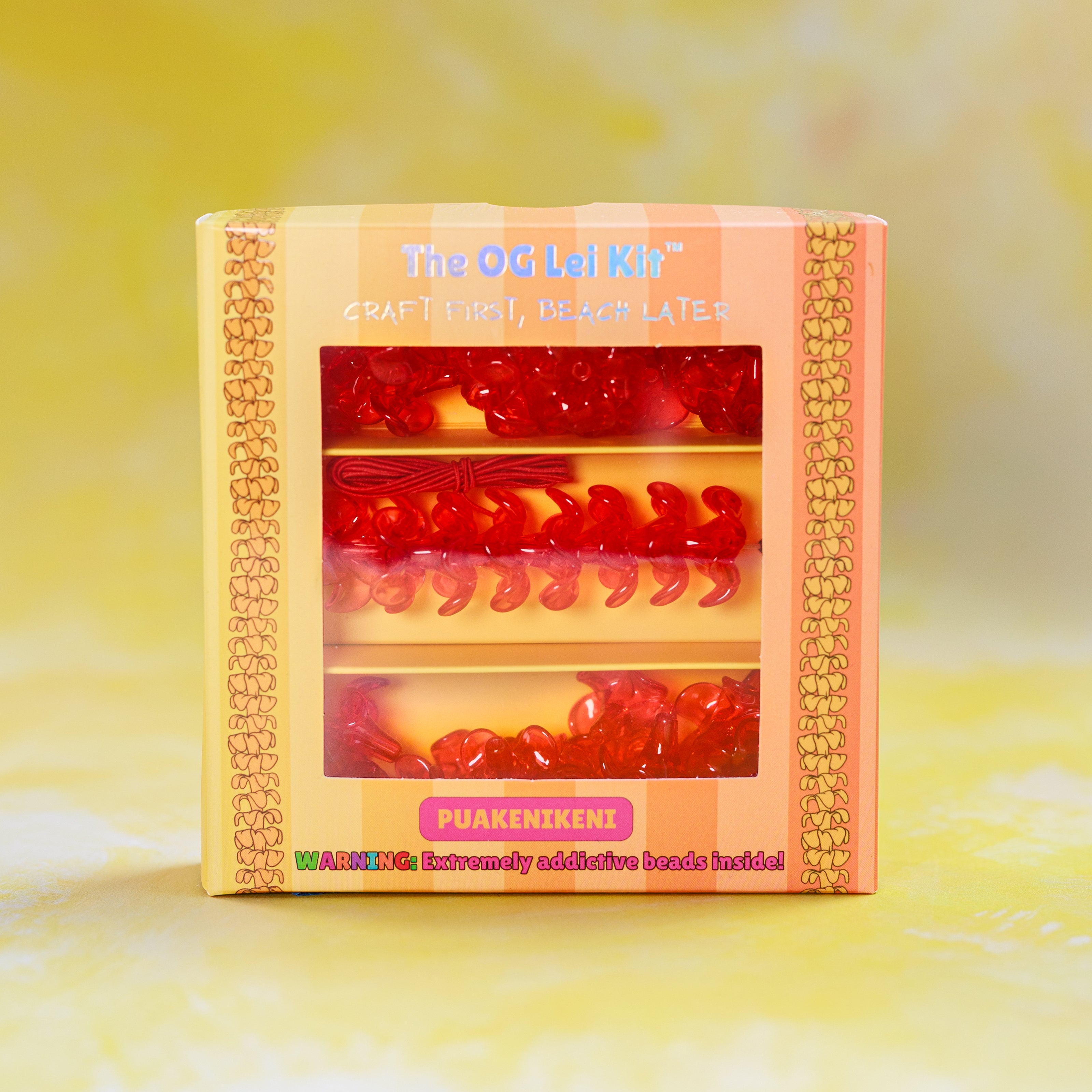The OG Lei Kit™- Puakenikeni translucent  Red