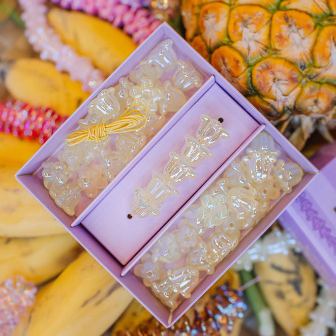The OG Lei Kit® – Crown Flower Pearl Yellow