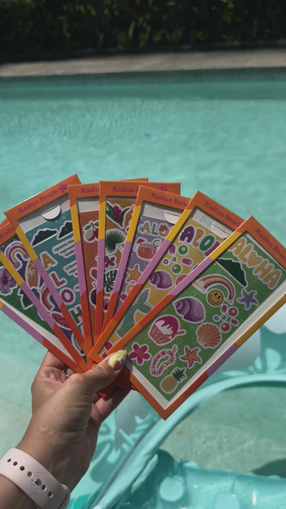 Holographic stickers.